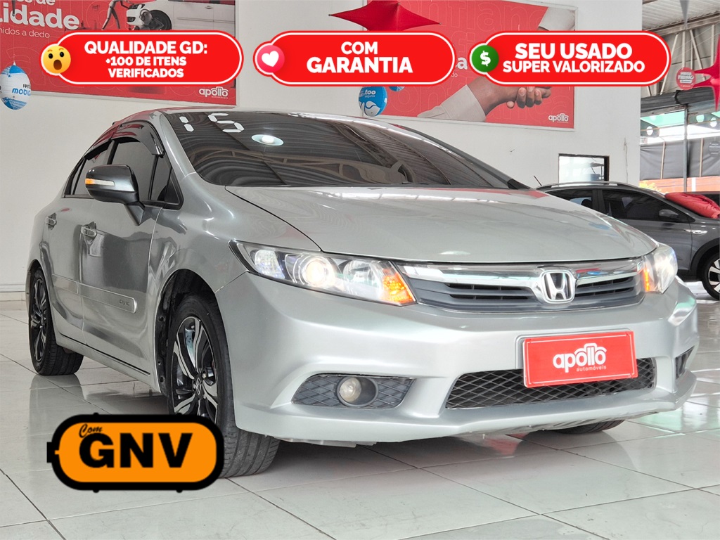 HONDA CIVIC 1.8 LXS 16V FLEX 4P AUTOMÁTICO