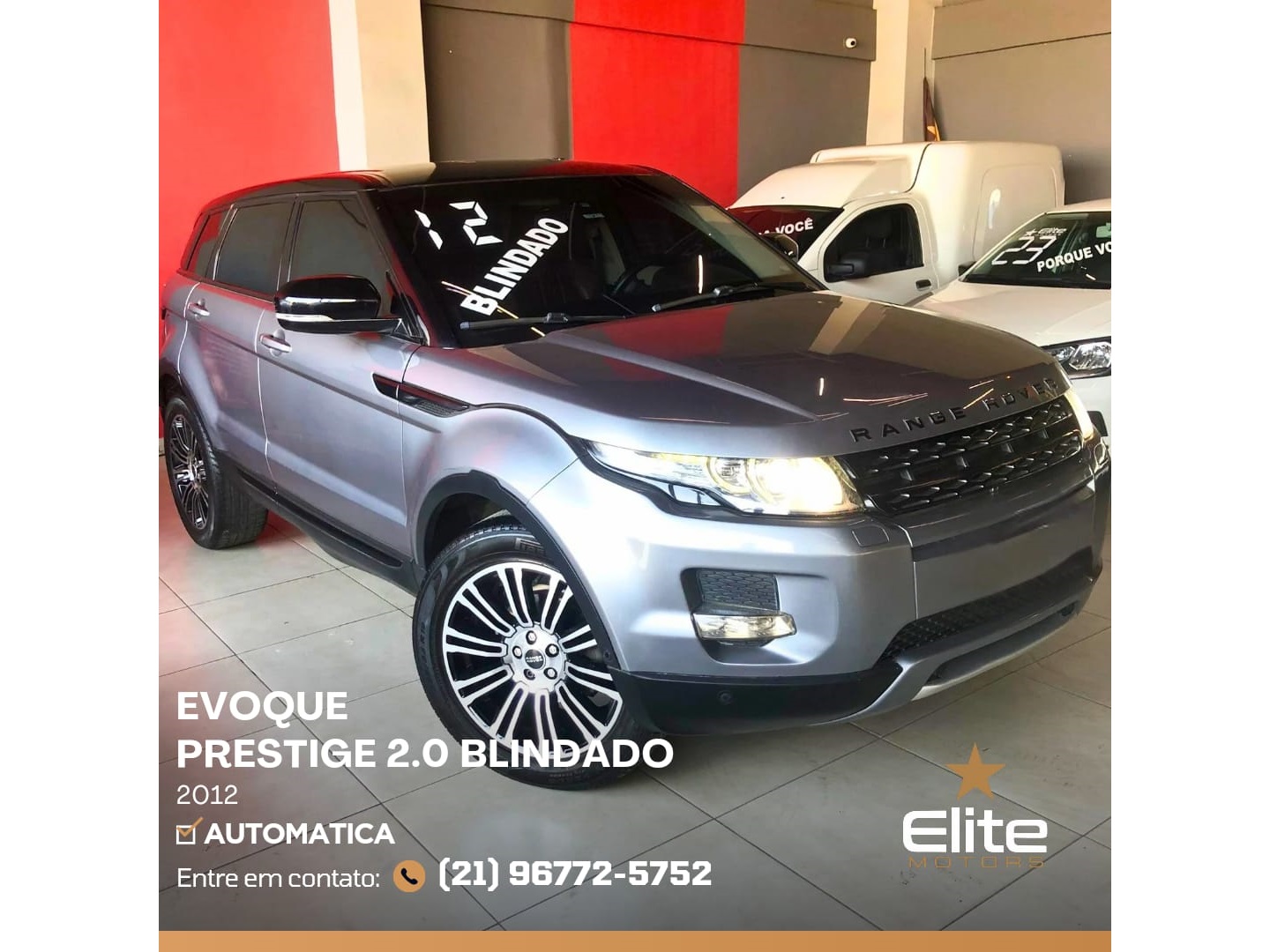 LAND ROVER RANGE ROVER EVOQUE 2.0 PRESTIGE TECH 4WD 16V GASOLINA 4P AUTOMÁTICO