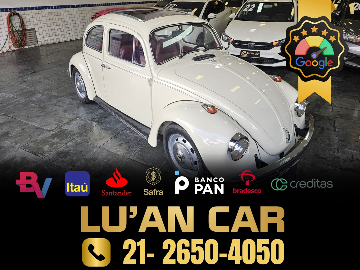 VOLKSWAGEN FUSCA 1.3 8V GASOLINA 2P MANUAL