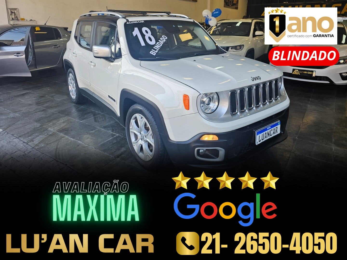 JEEP RENEGADE 1.8 16V FLEX LIMITED 4P AUTOMÁTICO