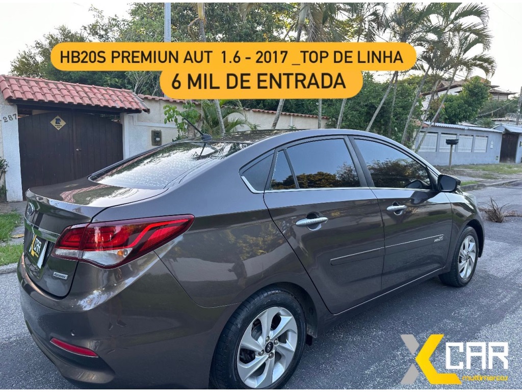 HYUNDAI HB20S 1.6 PREMIUM 16V FLEX 4P AUTOMÁTICO