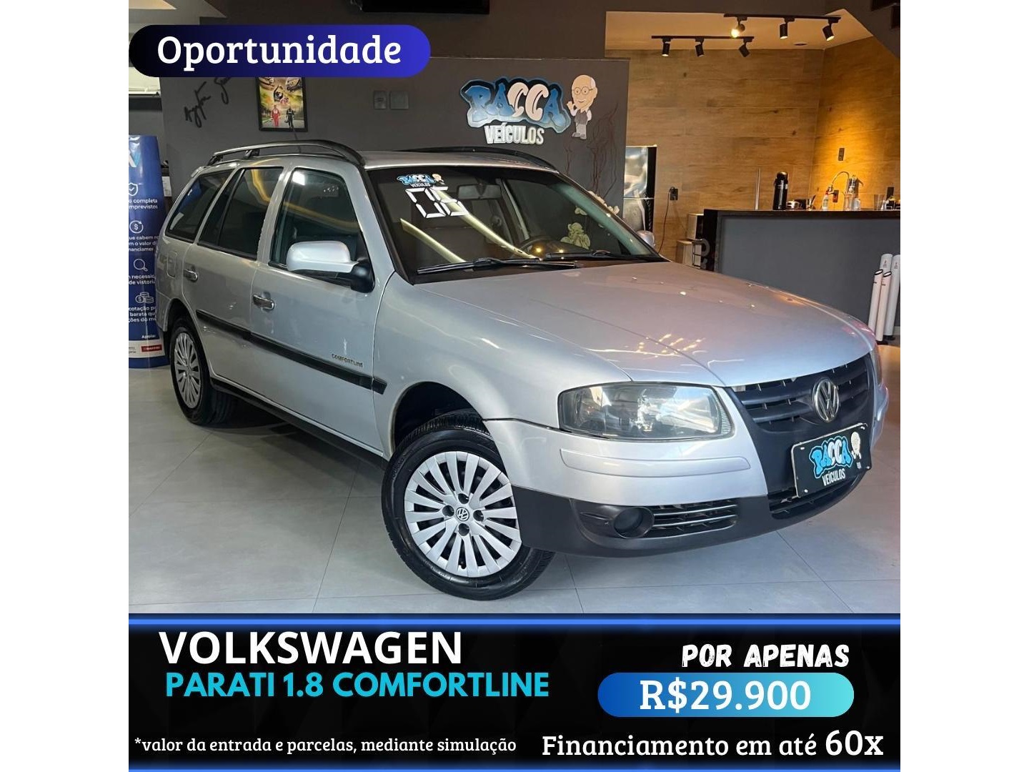 VOLKSWAGEN PARATI 1.8 COMFORTLINE 8V FLEX 2P MANUAL G.IV