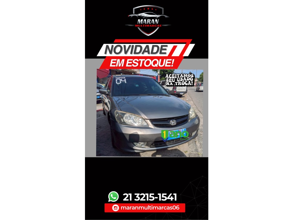 HONDA CIVIC 1.7 EX 16V GASOLINA 4P MANUAL