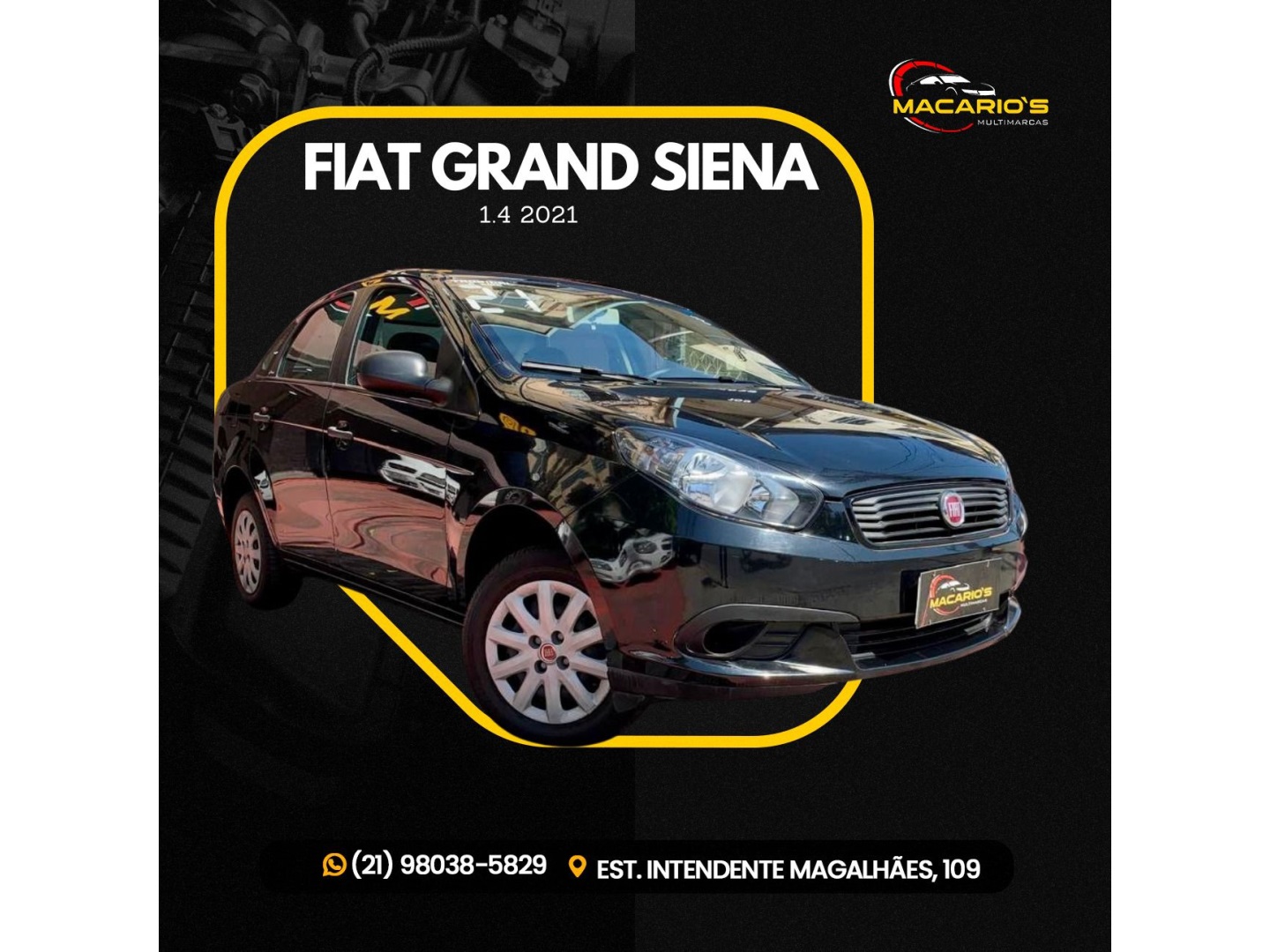 FIAT GRAND SIENA 1.4 MPI 8V FLEX 4P MANUAL