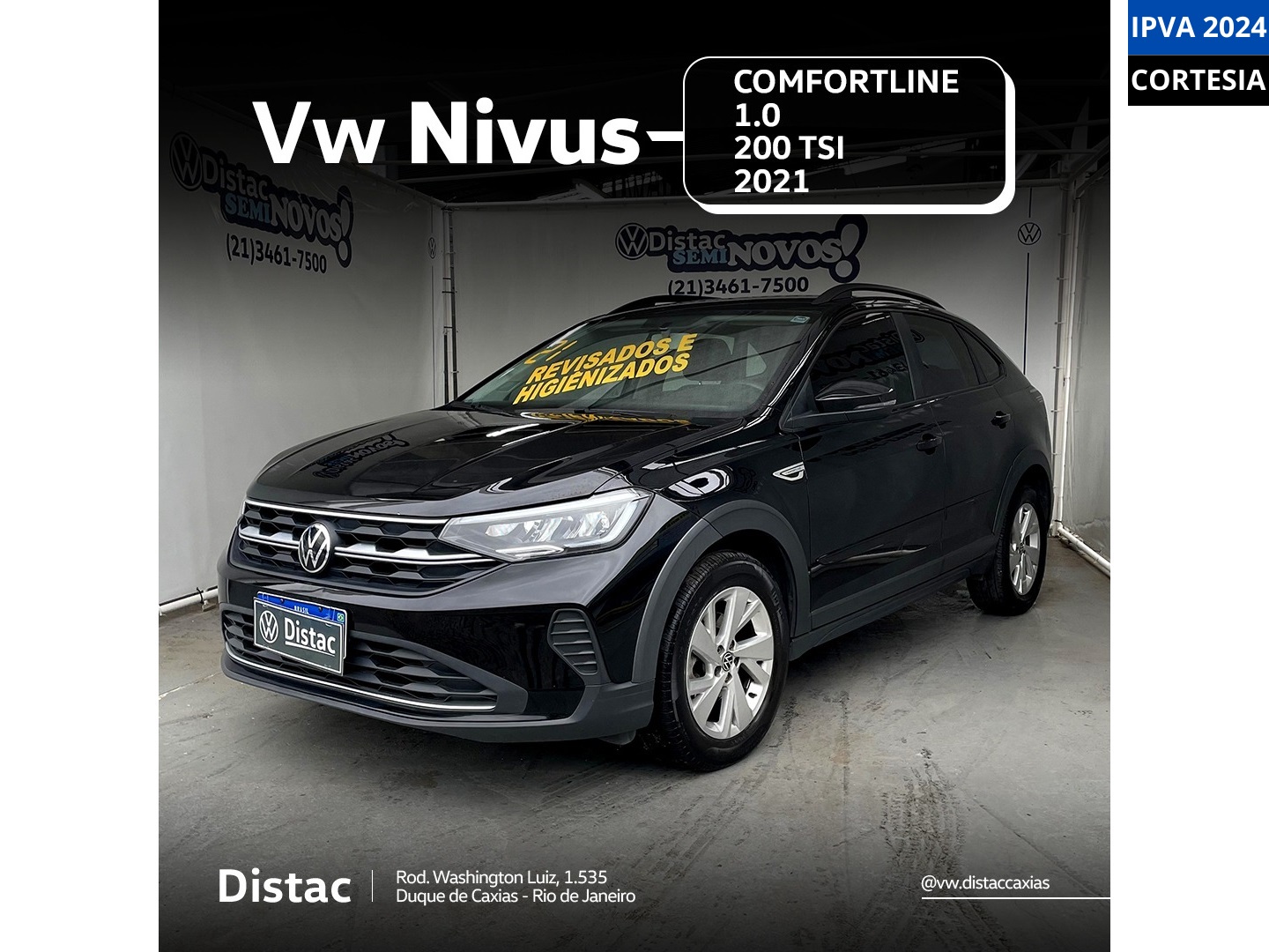 VOLKSWAGEN NIVUS 1.0 200 TSI TOTAL FLEX COMFORTLINE AUTOMÁTICO