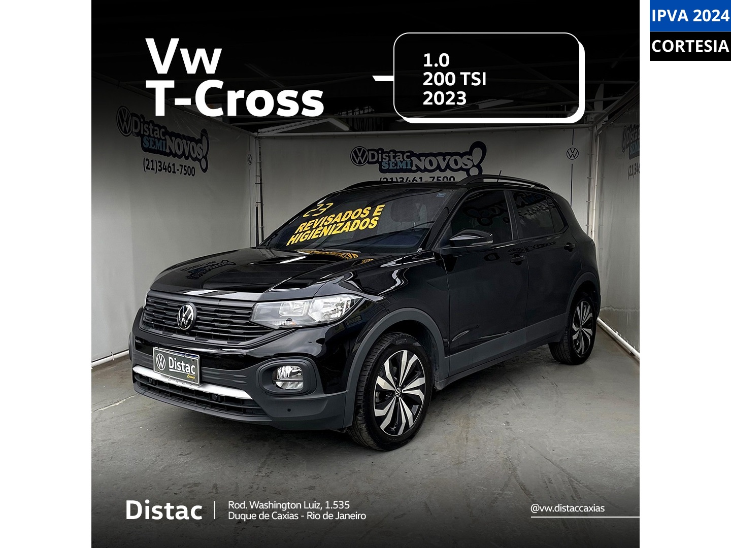 VOLKSWAGEN T-CROSS 1.0 200 TSI TOTAL FLEX AUTOMÁTICO