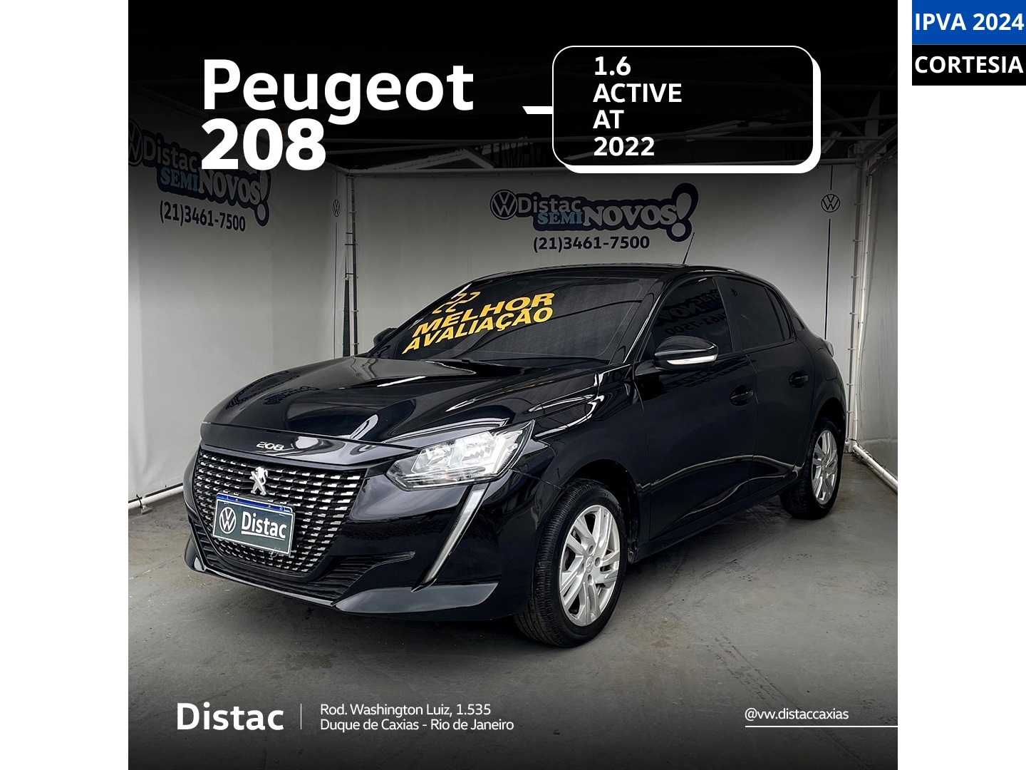 PEUGEOT 208 1.6 16V FLEX ACTIVE AT6