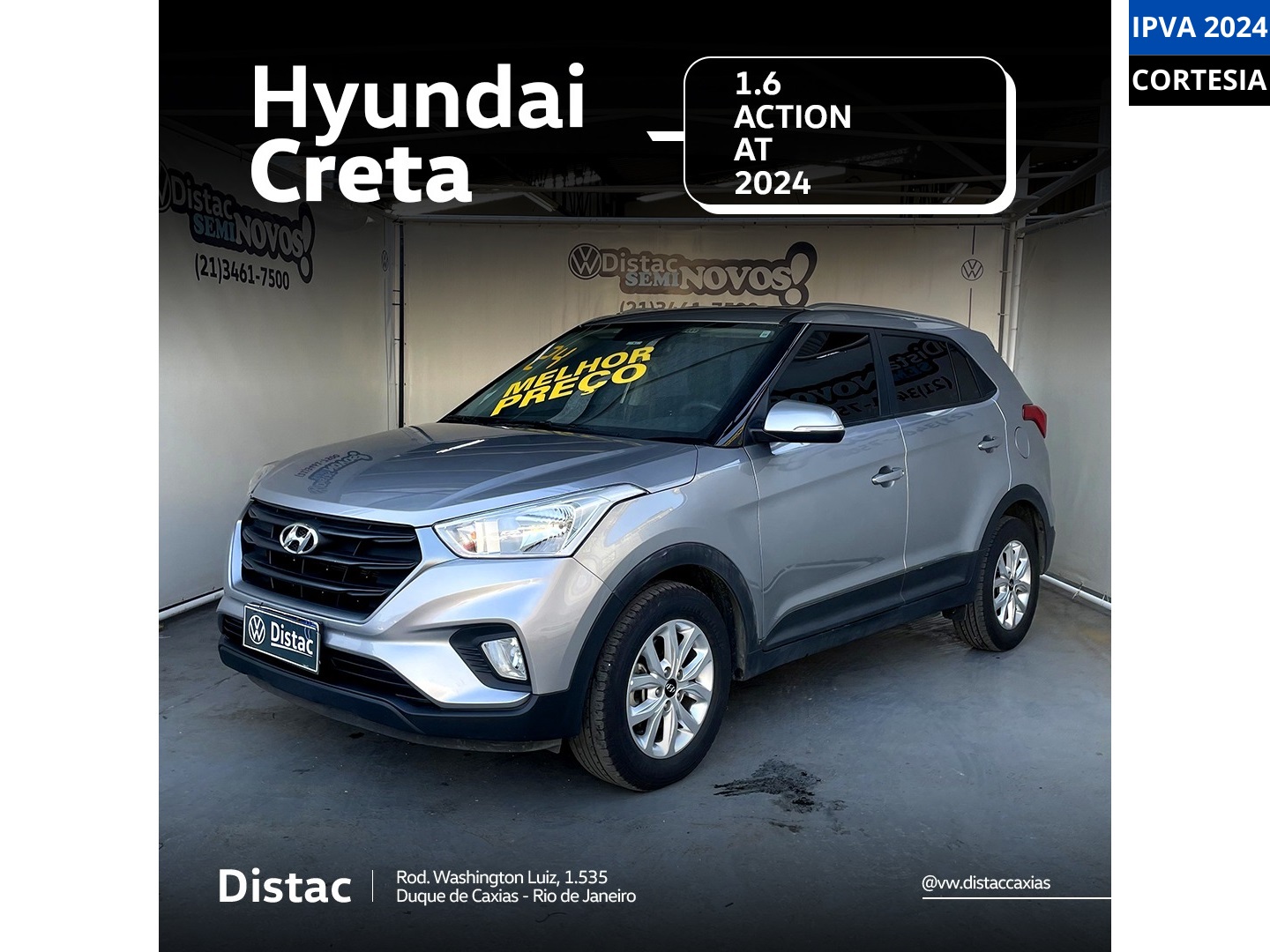 HYUNDAI CRETA 1.6 16V FLEX ACTION AUTOMÁTICO