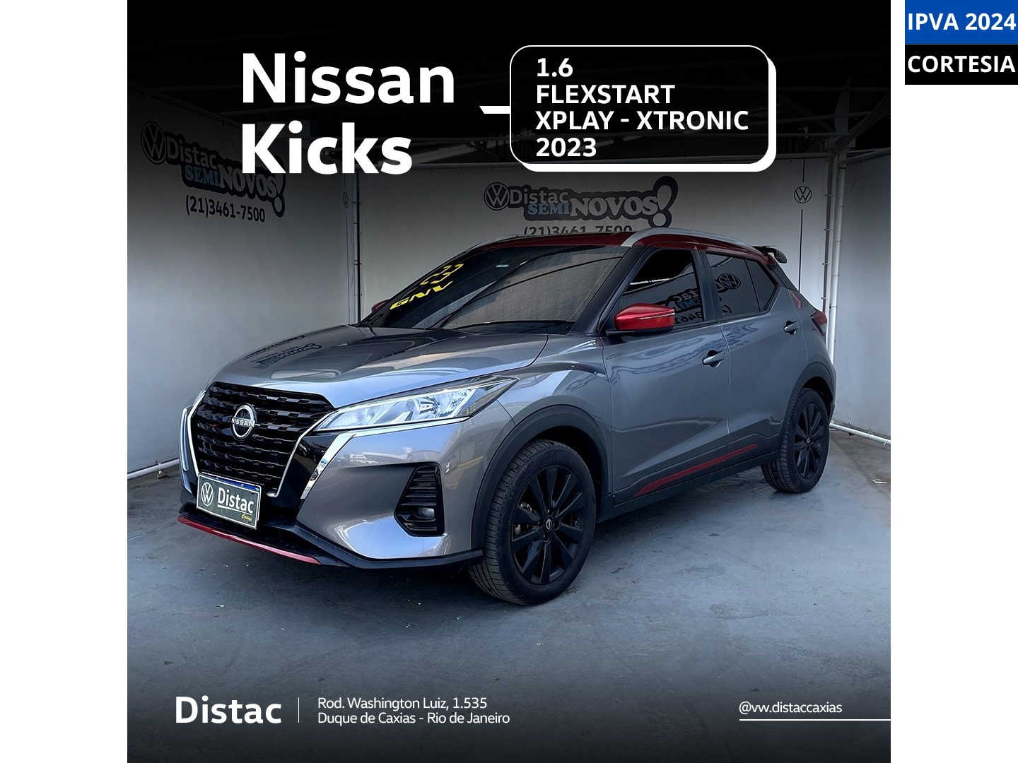 NISSAN KICKS 1.6 16V FLEXSTART XPLAY XTRONIC