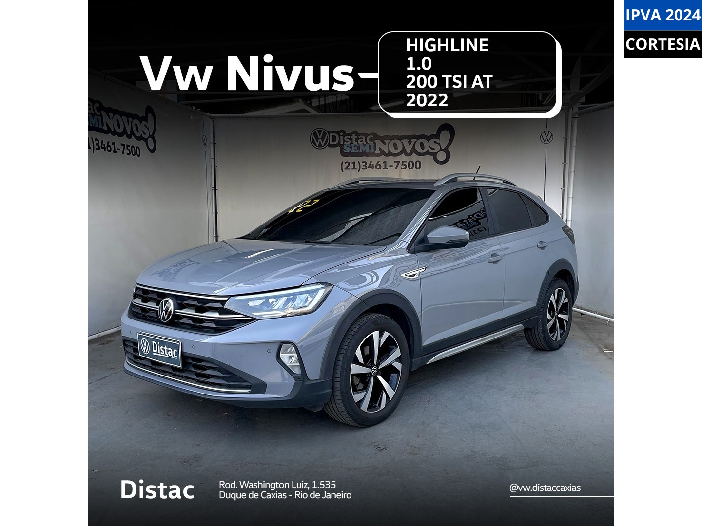 VOLKSWAGEN NIVUS 1.0 200 TSI TOTAL FLEX HIGHLINE AUTOMÁTICO