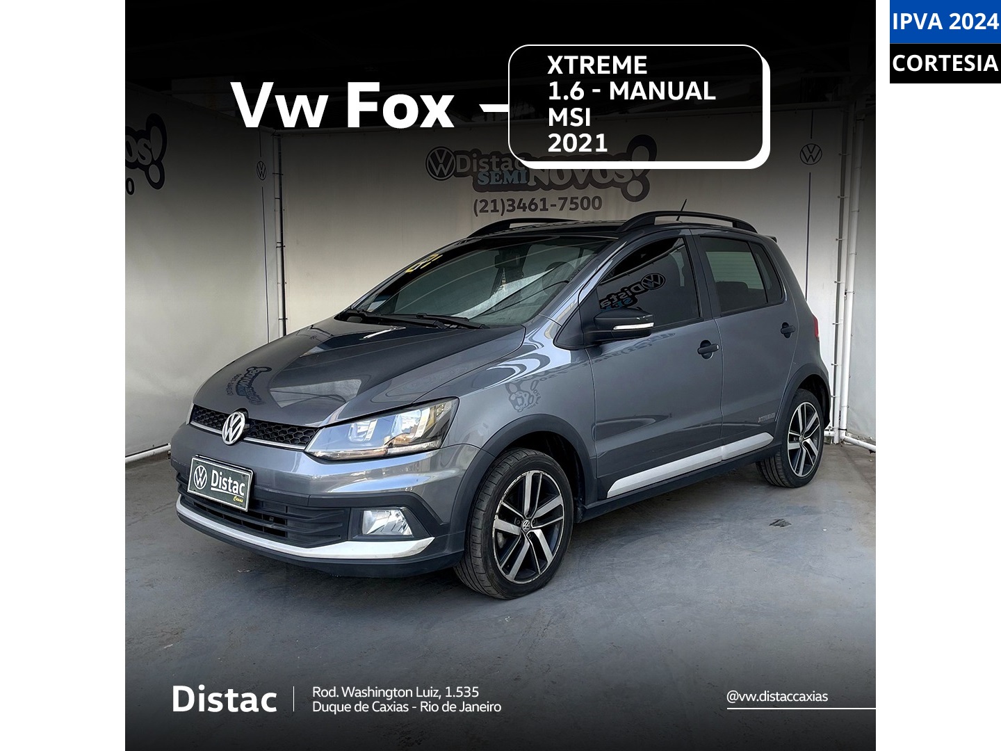 VOLKSWAGEN FOX 1.6 MSI TOTAL FLEX XTREME 4P MANUAL