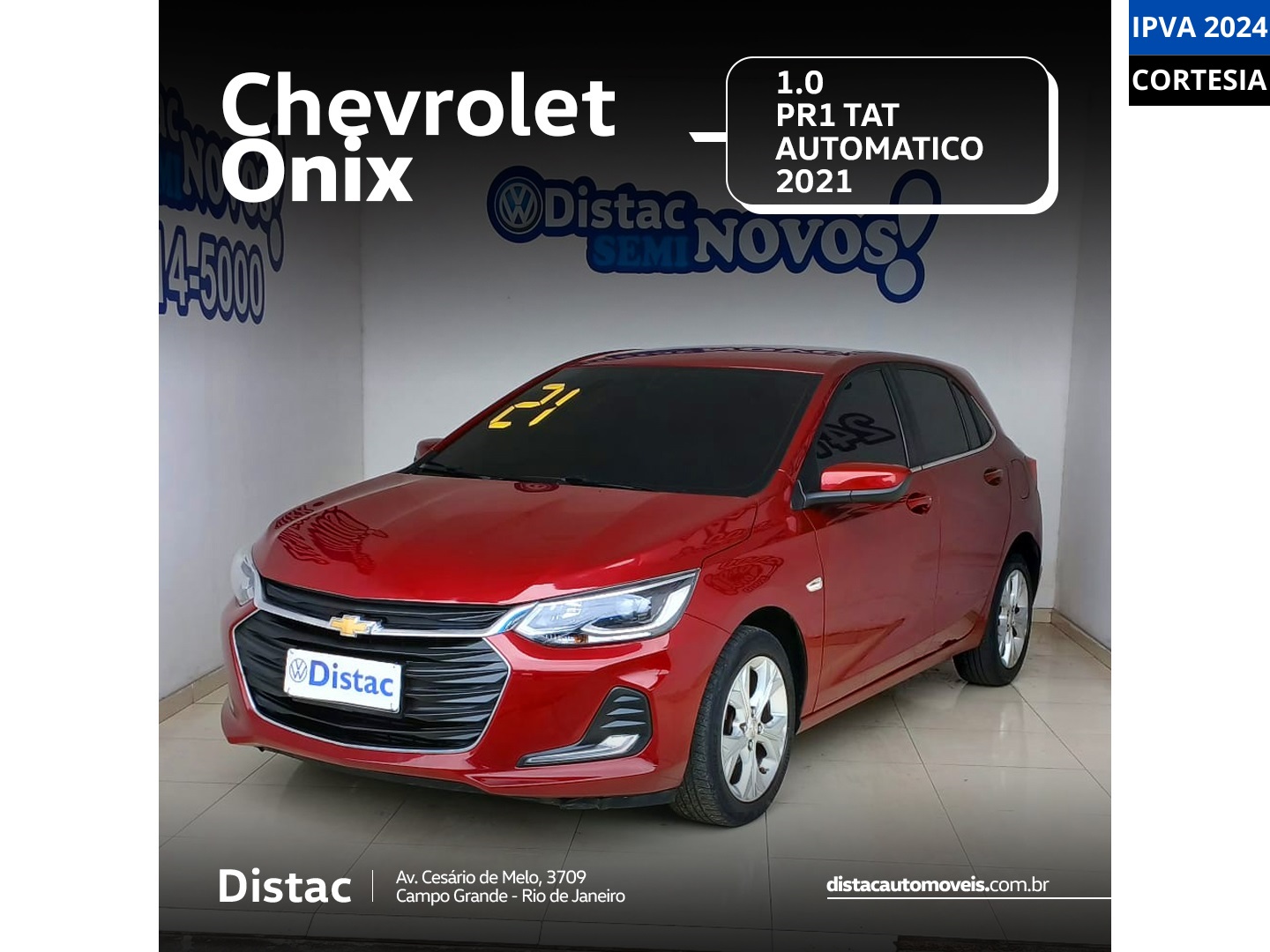 CHEVROLET ONIX 1.0 TURBO FLEX PREMIER AUTOMÁTICO