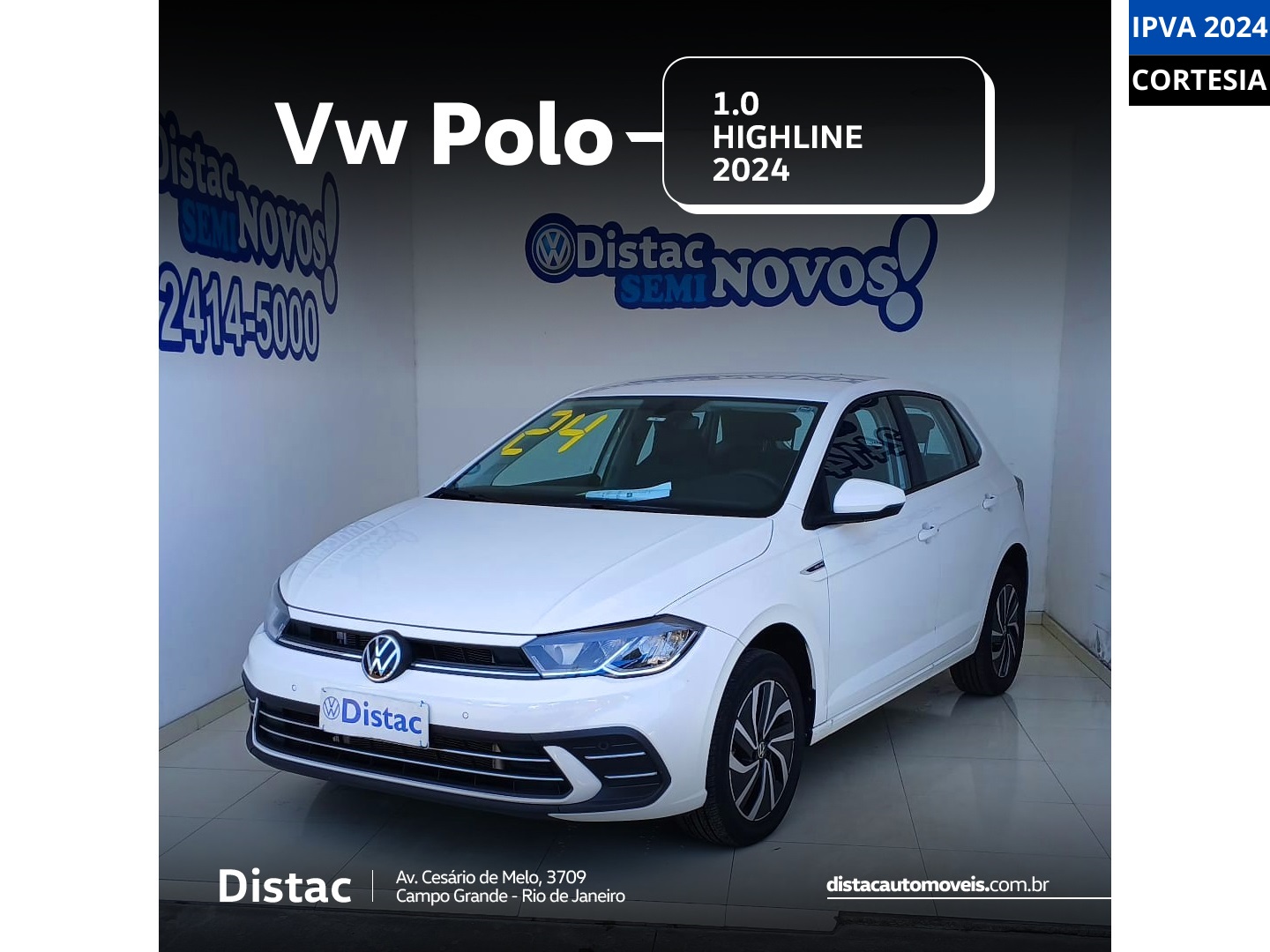 VOLKSWAGEN POLO 1.0 170 TSI HIGHLINE AUTOMÁTICO