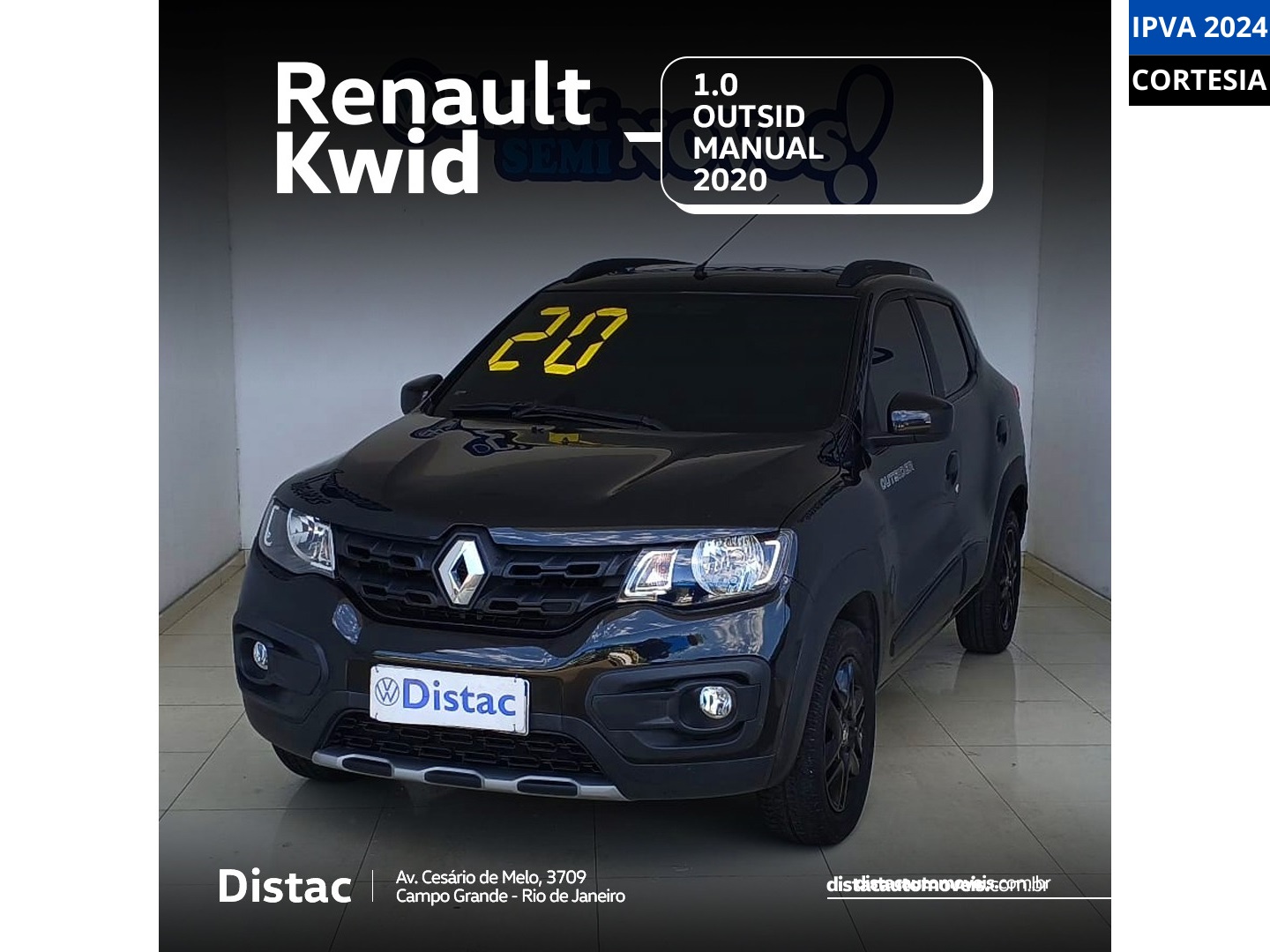 RENAULT KWID 1.0 12V SCE FLEX OUTSIDER MANUAL