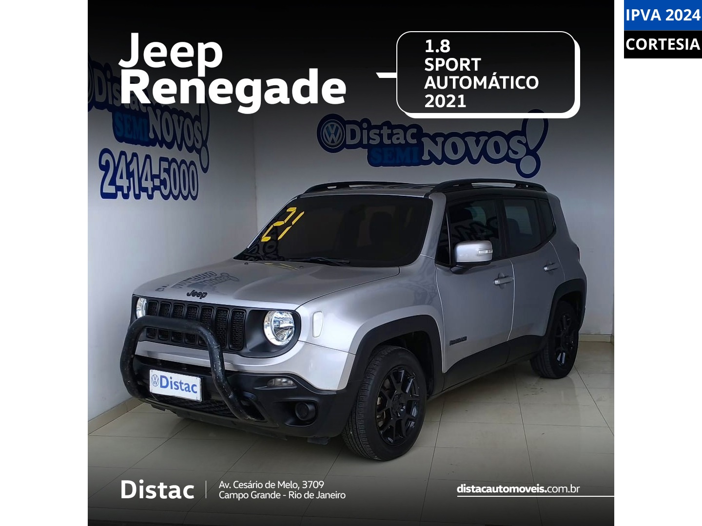 JEEP RENEGADE 1.8 16V FLEX SPORT 4P AUTOMÁTICO