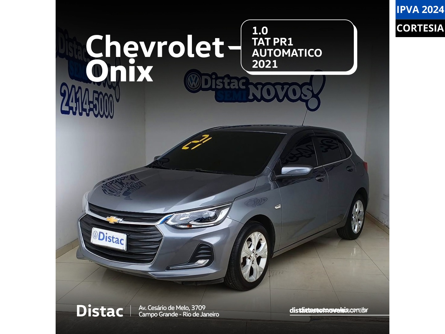 CHEVROLET ONIX 1.0 TURBO FLEX PREMIER AUTOMÁTICO