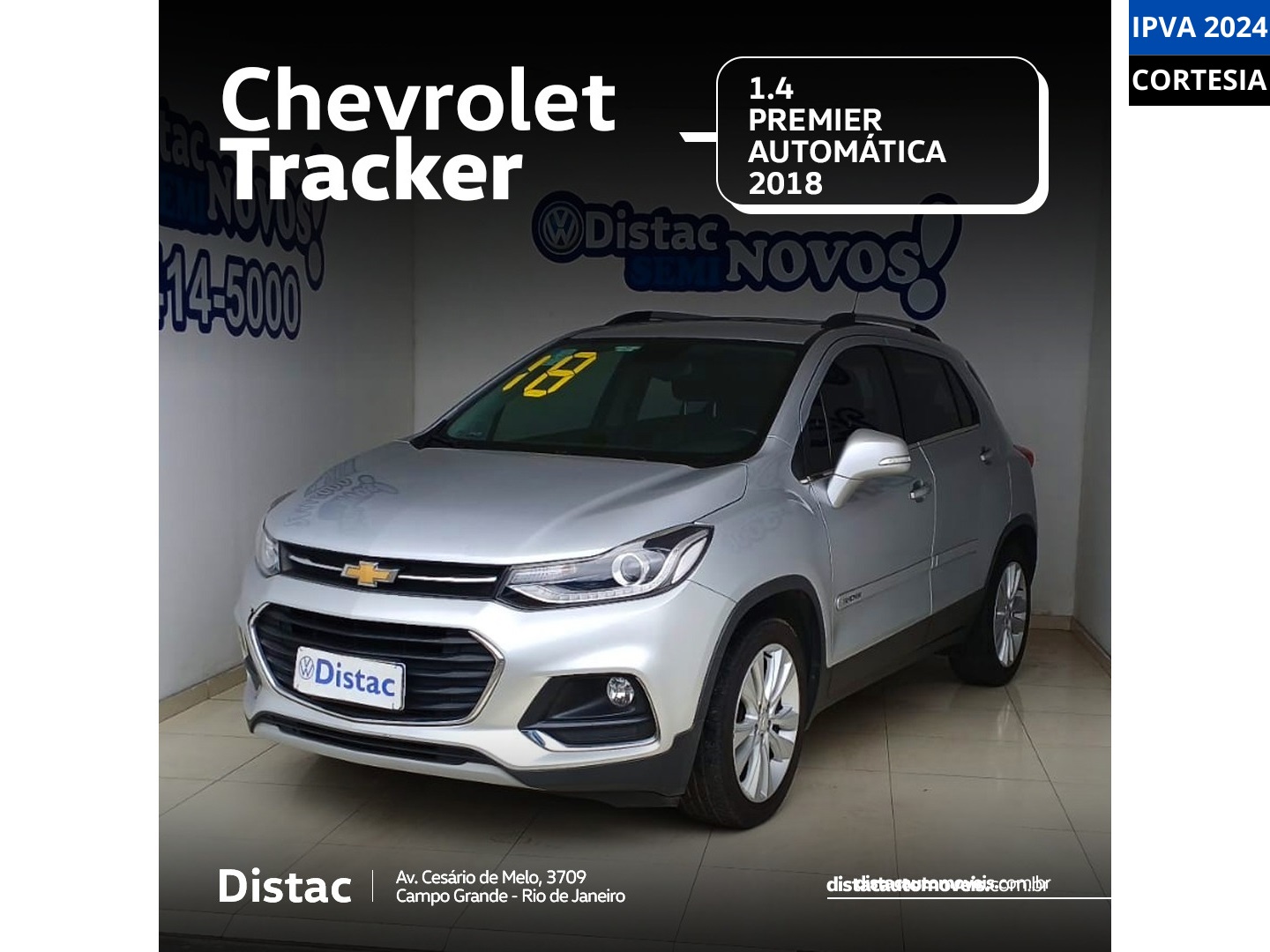 CHEVROLET TRACKER 1.4 16V TURBO FLEX PREMIER AUTOMÁTICO