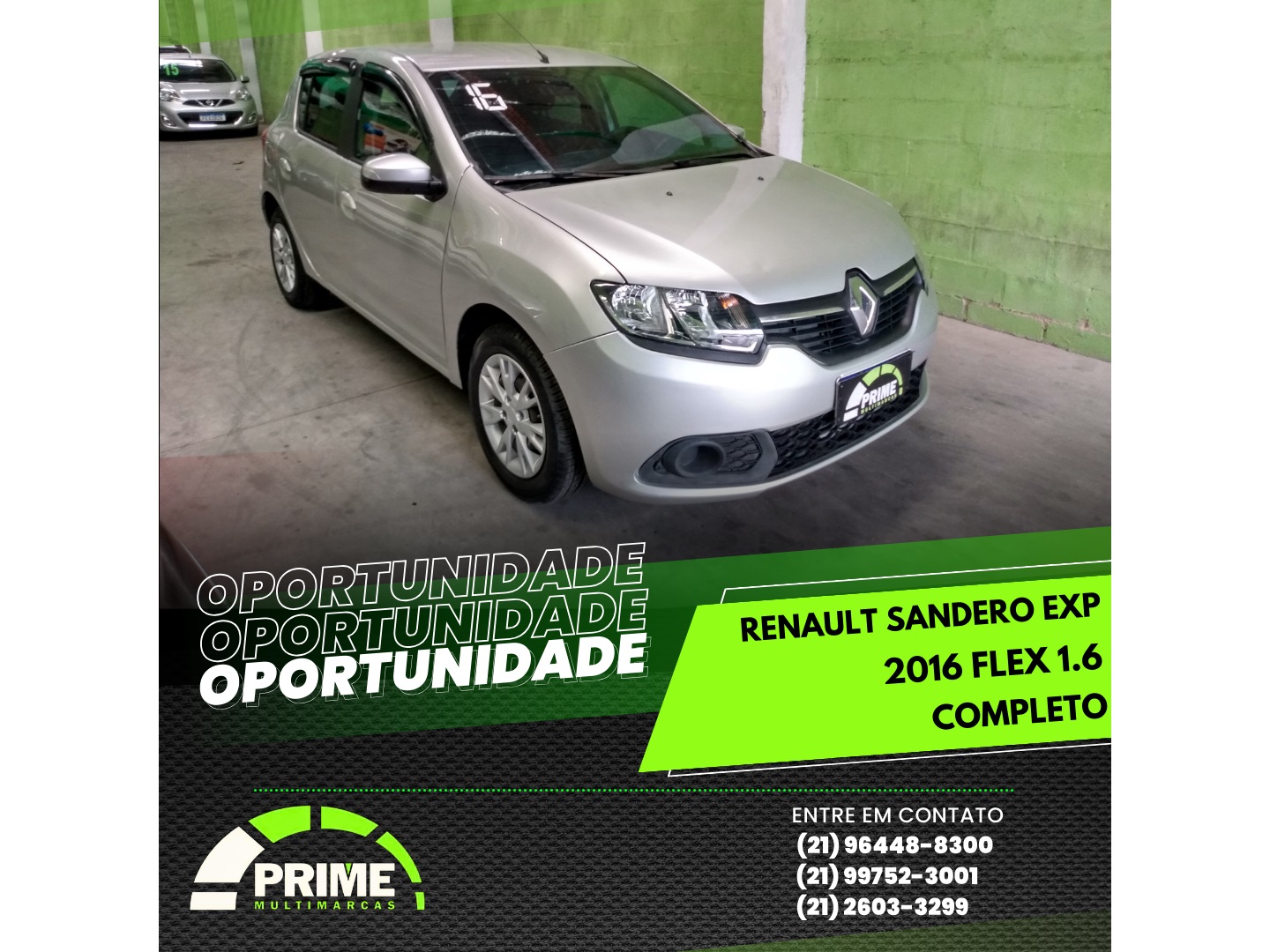 RENAULT SANDERO 1.6 EXPRESSION 8V FLEX 4P MANUAL