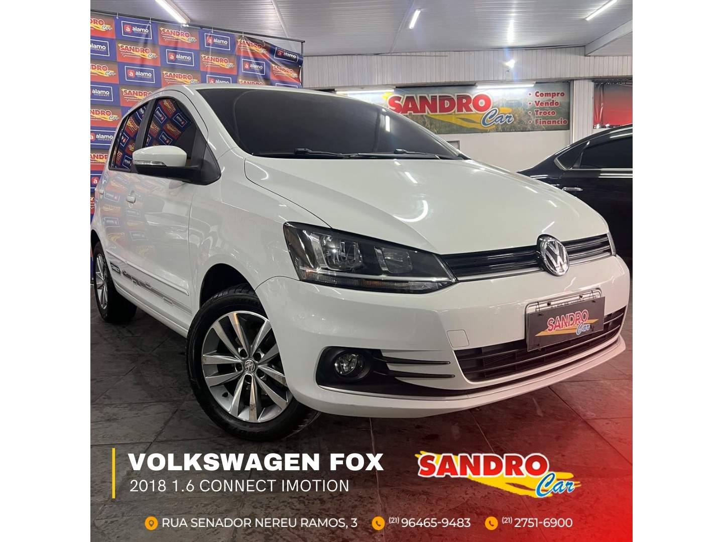 VOLKSWAGEN FOX 1.6 MSI COMFORTLINE 8V FLEX 4P AUTOMATIZADO