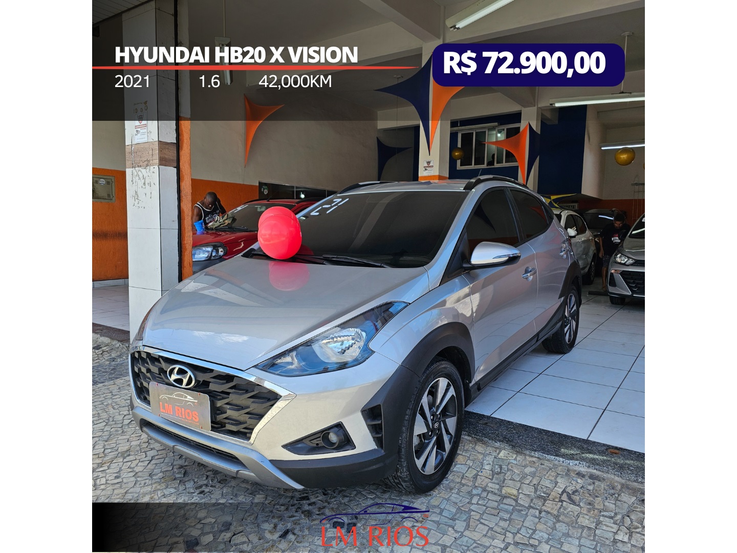 HYUNDAI HB20X 1.6 16V FLEX VISION AUTOMÁTICO 