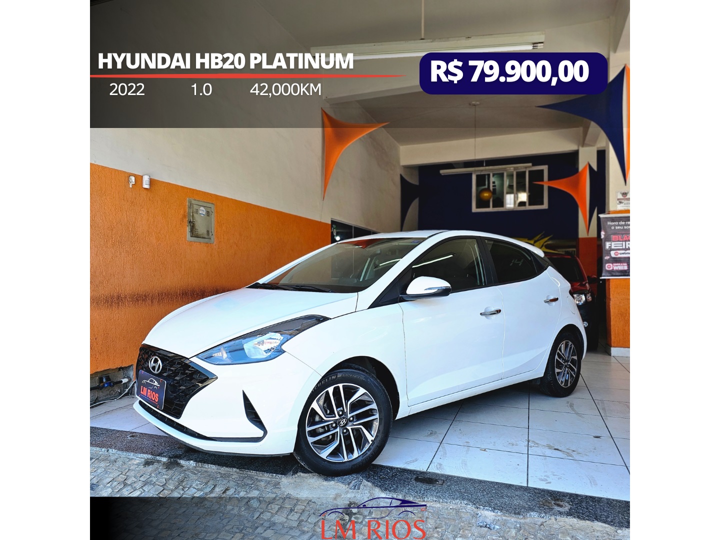 HYUNDAI HB20 1.0 TGDI FLEX PLATINUM AUTOMÁTICO